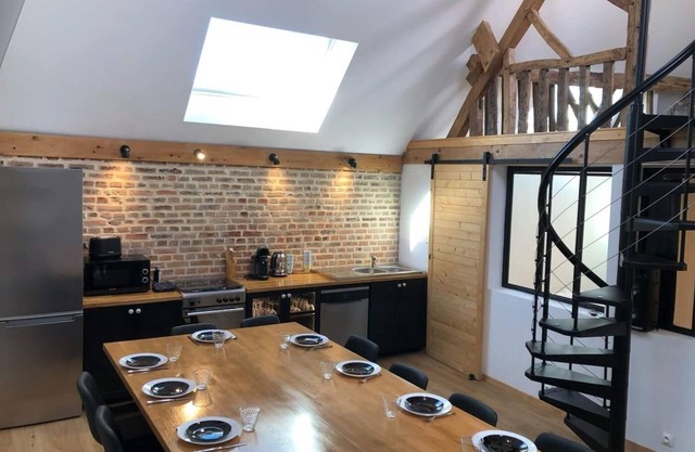Superb Loft in a stable 5 people, 15 min Amiens