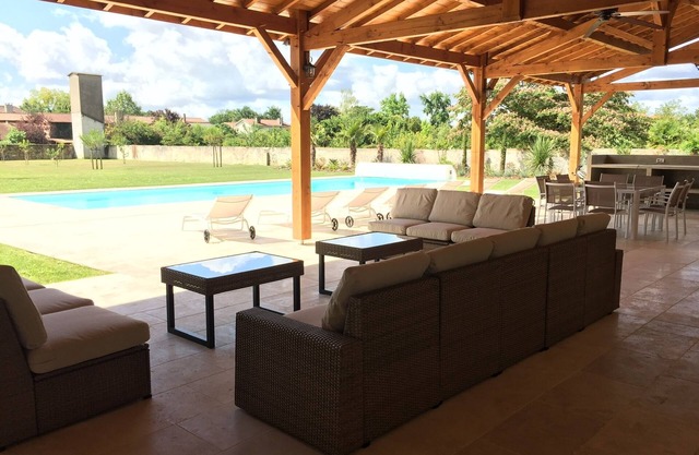 Superb Manor House with heated Salt Water Pool & 16m outdoor covered terrace.