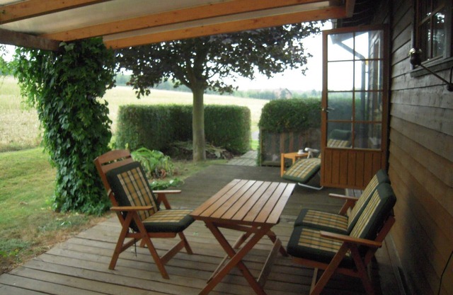 Sweden house in the Warburger Börde, quiet field edge, meadow land