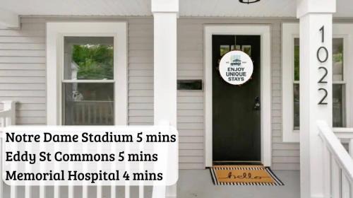 Sweet Retreat 3 Mins to Notre Dame Eddy St Commons and Memorial Hospital