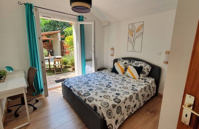 T2 with garden, free wifi, near Canal du Midi