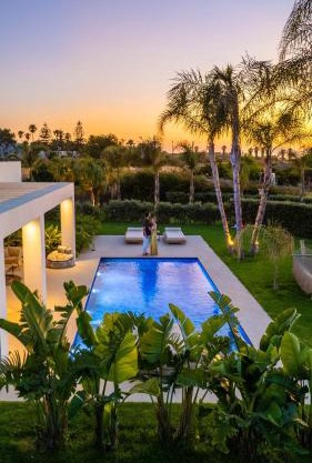 TAF Villas Beach Resort with Tesla