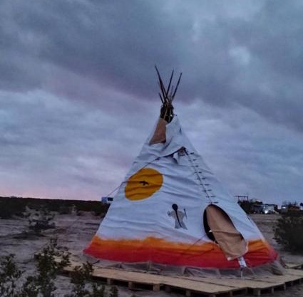 Tee Pee at Maringa Serrano