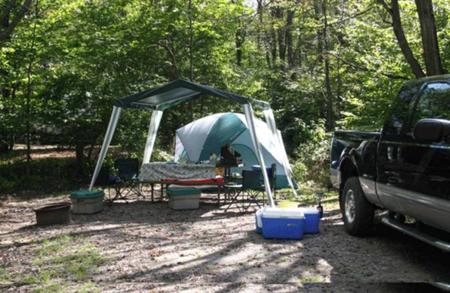 Tent and Tear Drop Electric site 10
