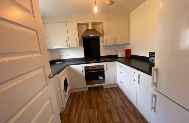 Terraced whole 3 bed house with allocated parking near the airport