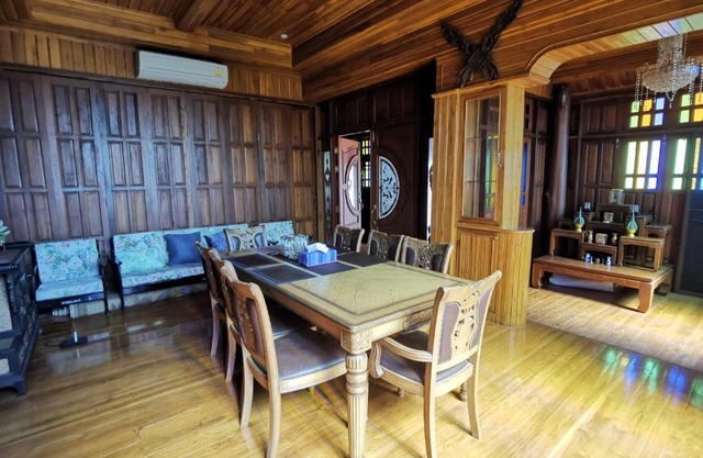 Thai traditional wooden house
