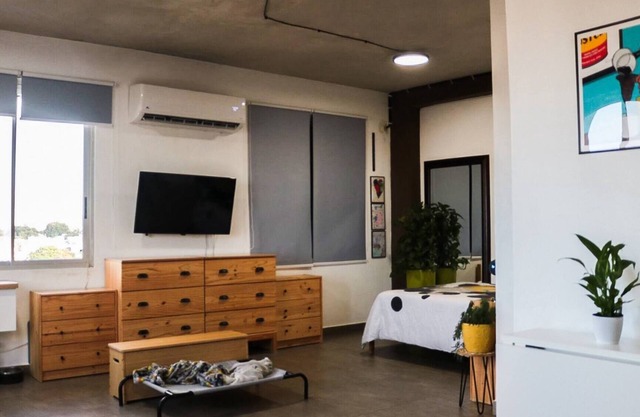 The Alexa tiny apartment city view