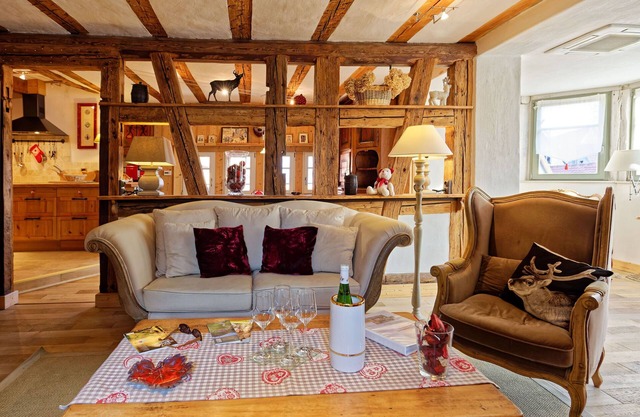 The Alsatian Hart* - Panoramic views of Riquewihr and the vineyards. Quiet.