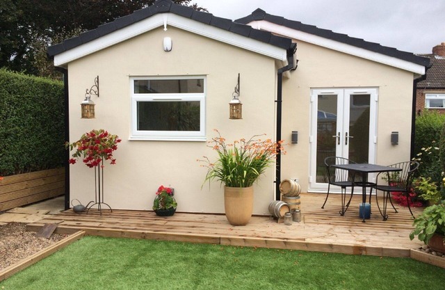 The Annexe is a newly completed, detached bungalow in the garden of our home.