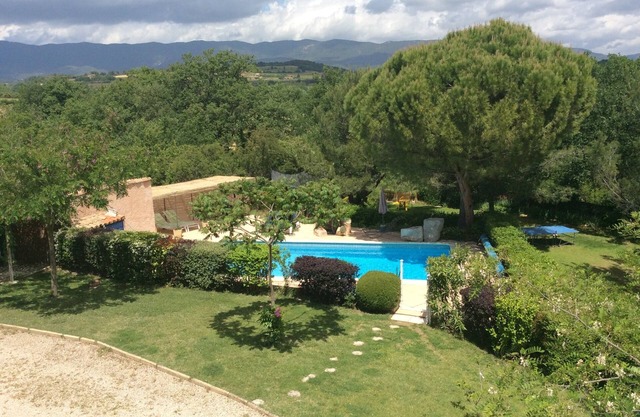 The apartment tower on acute large garden with shared pool