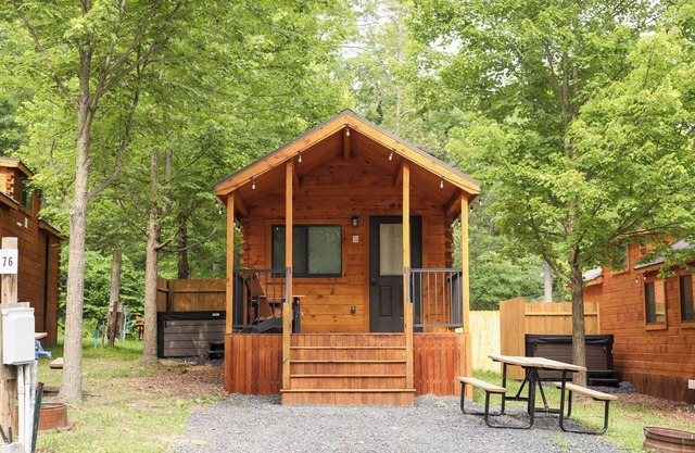 The Bellefonte Campground presents: Tiny Home | 1 Bedroom with HOT TUB