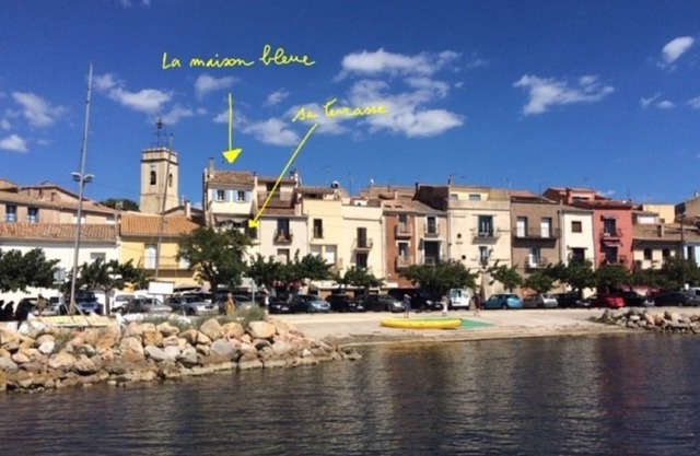 The Blue House, exceptional view of the Thau basin, the Sète peninsula