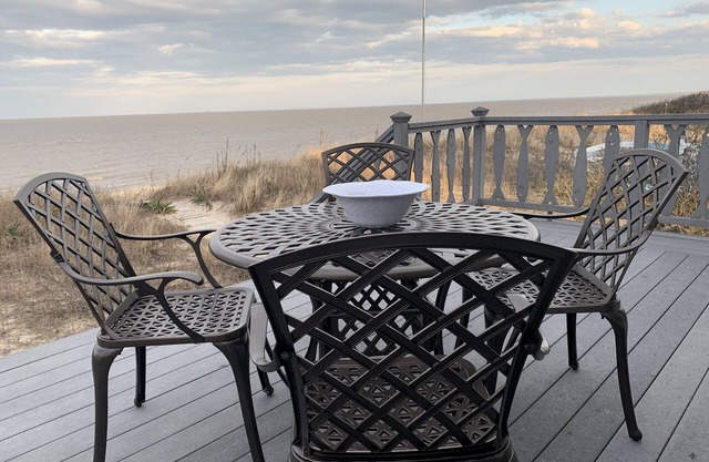 The Buoy House, beachfront home on secluded Prime Hook Beach