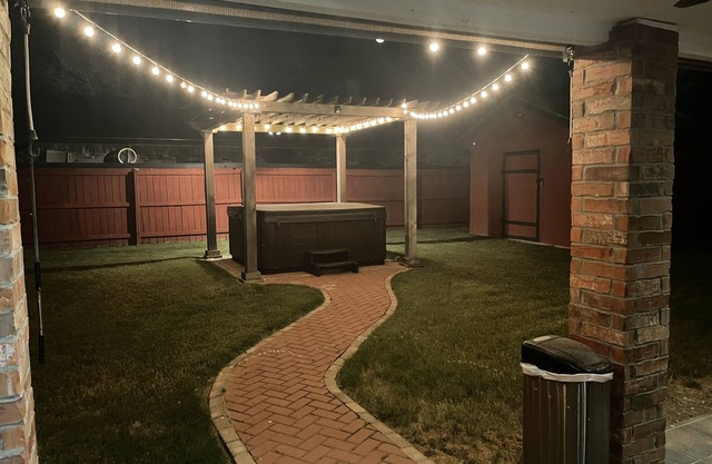 The Corner Spot with a hot tub!