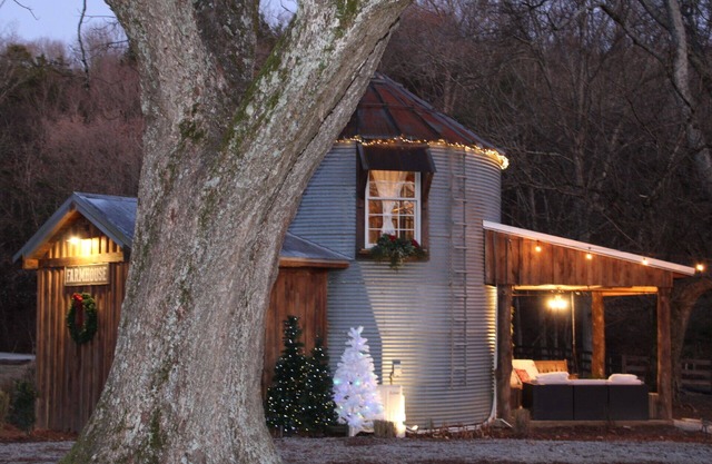 The Farmhouse Grain Bin at Goose Creek Farm in Cornersville TN