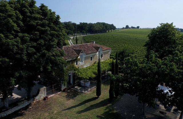 The House on the Vineyard in Lectoure, Gers department, Gascony