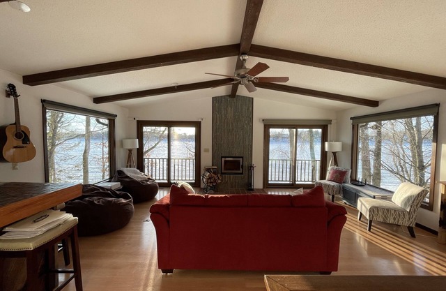 The Lakehaus—Exceptional lakefront property—just 70mi from the Twin Cities