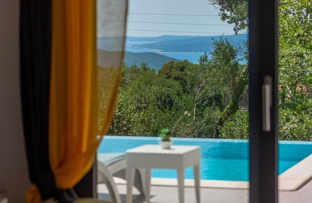 The modern Villa Riki with private pool is located in the small Istrian village of Koromano.