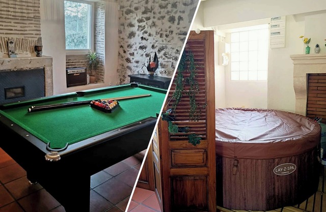 The perfect country home with billiards and jacuzzi!
