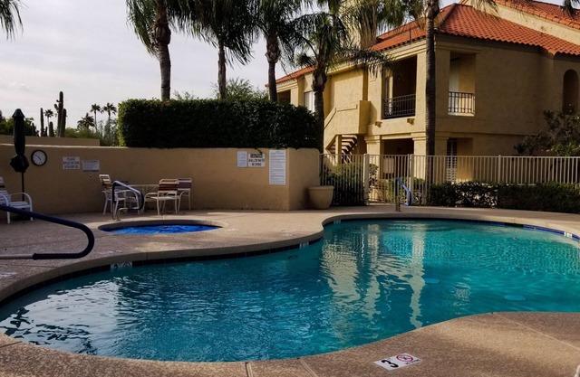 The Racquet Club Resort! Resort living and close to everything.