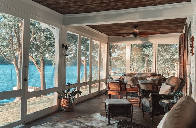 The ultimate cottagecore experience in a serene lake country setting overlooking Silver Lake