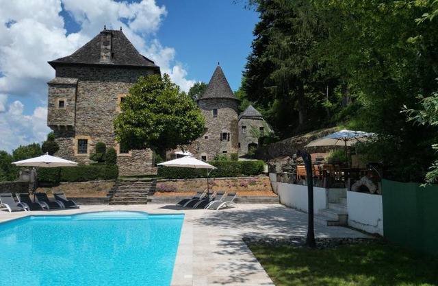 The Unique Round Tower Gite at Chateau de Chauvac