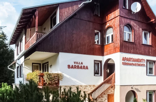 This apartment is located in the spa town ?wieradów-Zdrój.
