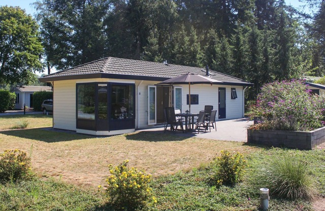 This cozy furnished vacation home is located in a beautifully situated vacation park and is ideal fo