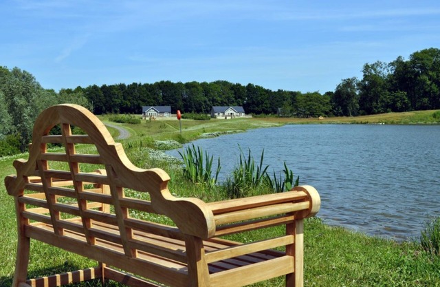 This delightful lodge on Wakes Hall Farm is a haven of peace in 500 acres of private land.
