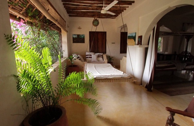 This magical 4 bedroomed house runs on solar and hot showers,not dark nights hear.