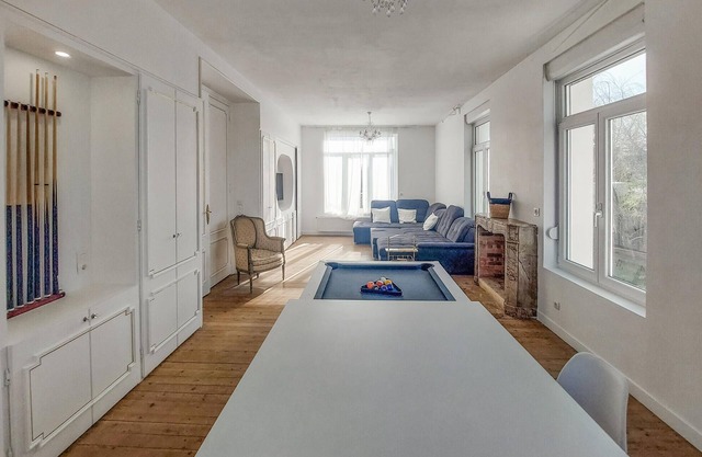 This spacious and attractive vacation home is set on a huge plot with a small stream in the garden.