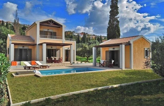 Three-bedroom luxury villa with private pool near Argostoli