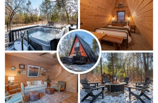 Timber Haven Aframe Cabin - BRAND NEW Hot Tub