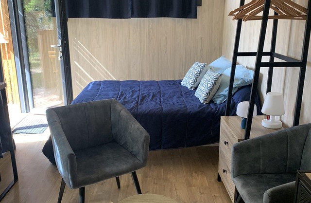 Tiny House. La chambre des oliviers
