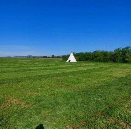 Tipi en pleine nature