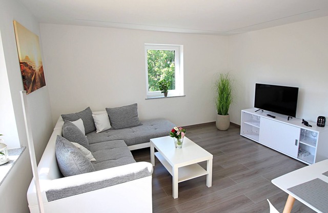 Top apartment in a quiet location, yet central