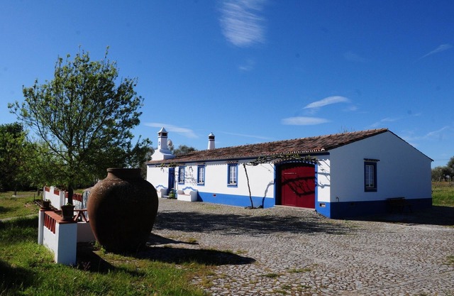 Traditional Alentejo estate with swimming pool and children's playground.