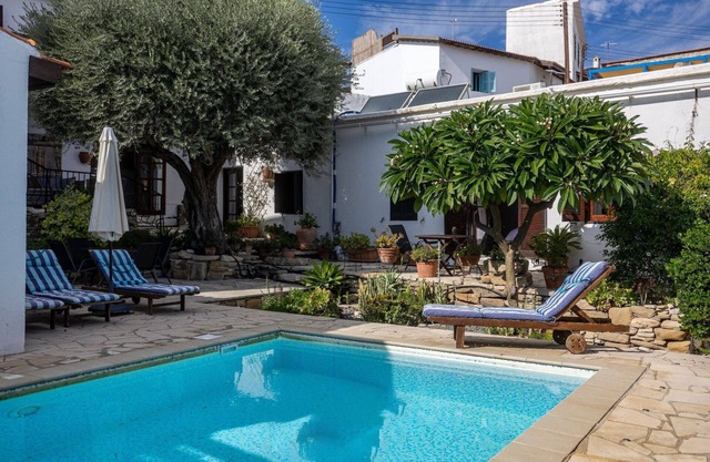 Traditional Character House in unspoilt Cyprus village, sea views, private pool