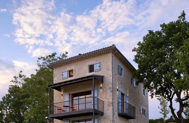Traditional French country estate with contemporary design