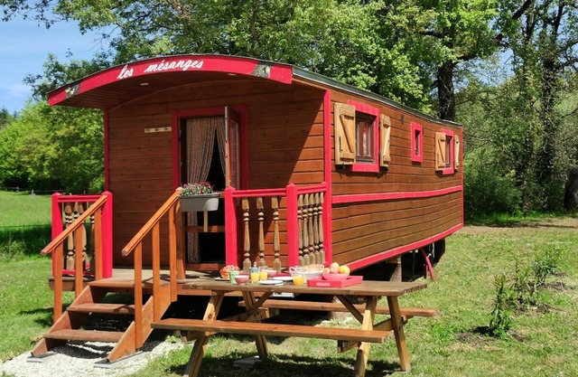 Traditional Trailer at Domaine de la Trille