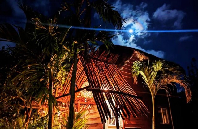 TreeHouse EcoChic/3 min walk beach/Wifi/AC/kitchen/King Size Bed