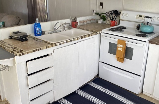 Tropical trailer in the country