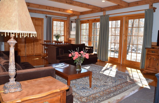 Tucked away in a private wooded setting