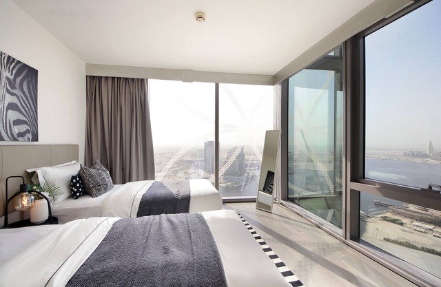 Turnkey - Luxury 3BR Apartment - D1 Tower, Al Jaddaf