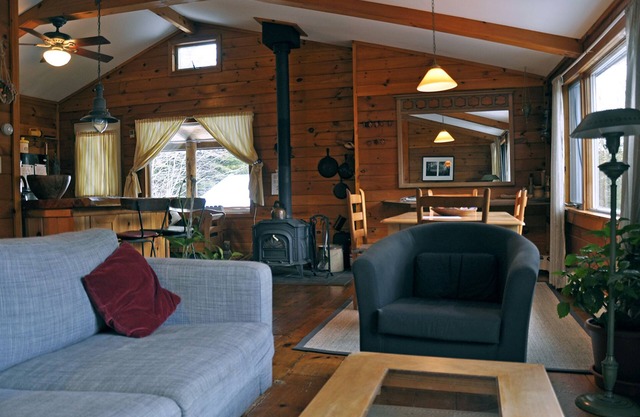 Two Bedroom Riverfront Log Cabin