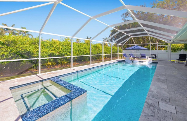 Two Master Suites, Fully Stocked Home w/Heated Pool & Spa Close to Everything