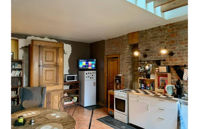 typical center house with garden
