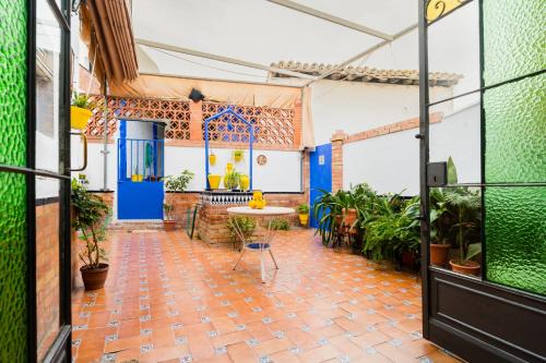 Una casa azul