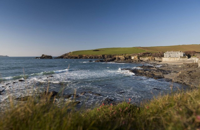 Unique Slate-hung House Occupying Private Headland Overlooking Two Beaches