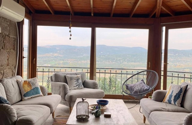 Unique stone house with a magnificent valley view